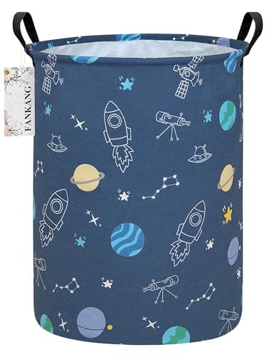 FANKANG Storage Bin Foldable Nursery Organizer Basket Space - Foldable with Waterproof PE Coating Organizer Bin for Kids Boys and Girls,Office,Bedroom,Clothes