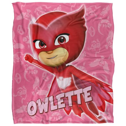 Pj Masks Owlette Character Super Soft Silky Touch Blanket - 91 x 147 cm