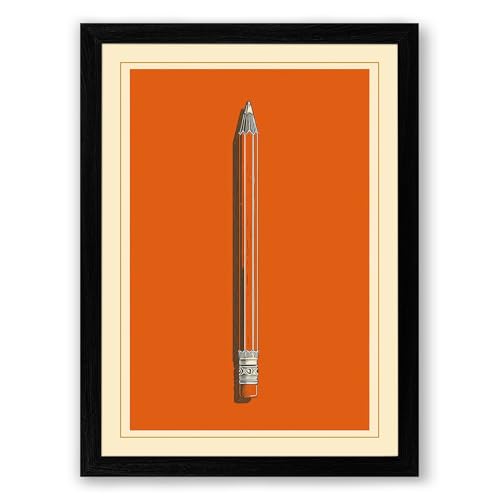 Mechanical Precision Minimalist Framed Wall Art Print A1 (84.1×59.4cm) Black, Wall Decor for Living Room, Bedroom, Office & Home, Ready to Hang, Art Gift