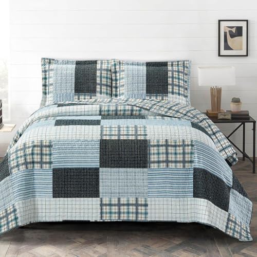 Royal Tradition 2pc set Zoe- Twin/Twin XL 68 x 90 Size, Over-Sized Quilt, Luxury Microfiber Printed Coverlet Bedspread Sets