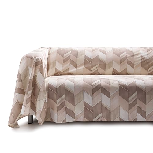 osama home Furniture Cover 270 x 270 cm, 100% Cotton Percalle, OekoTex Certified, Sofa Cover and Table Cover, Picnic Beach Blanket, Lightweight and Multipurpose Sofa Cover