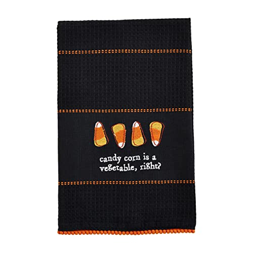 "Mud Pie Halloween Towel, Candy Corn, 16 1/2"" x 26"""