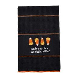 "Mud Pie Halloween Towel, Candy Corn, 16 1/2"" x 26"""