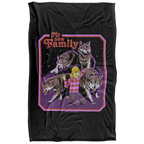 Steven Rhodes My New Family Silky Touch Super Soft Throw Blanket 91 X 147 Cm