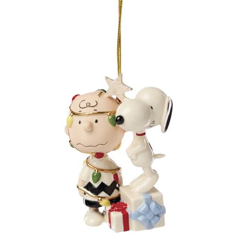 Lenox 897221 Youre a Christmas Tree Charlie Brown Ornament, Christmas, Holiday Decorations