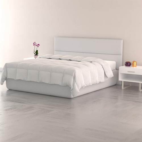 Italian Bed Linen White Winter Duvet 100% Cotton, Winter, Double Bed 240 x 200 cm