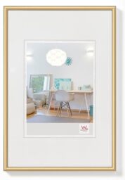 walther Design Picture Frame Gold 59,4 x 84 cm (DIN A1)New Lifestyle Plastic Frame KV684G