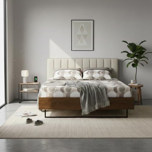 Jenny Sesàl Eira Cotton Sheet Set – Sheet Set + Pillowcases (Tortora, Queen Size)