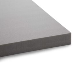 LUCID 3 Inch Bamboo Charcoal Memory Foam Mattress Topper - Mattress Topper 120 x 190 cm, Grey