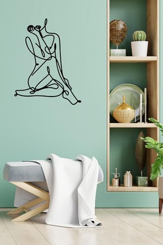 Stylish Black Decorative Metal Wall Accessory, 30 x 35 cm, 100% Metal, 2 mm Thickness, Perfect for Modern Home Decor & Unique Wall Art