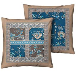 Bassetti Genova B1 9323983 Cushion Cover 40 x 40 cm 100% Cotton Maco Satin Blue