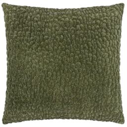 Yard Pebble Polyester Filled Cushion (Lichen, 45 x 45 cm)