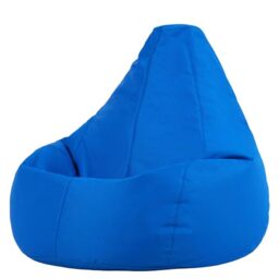 Bean Bag Bazaar Outdoor Bean Bag with Filling Included, Blue