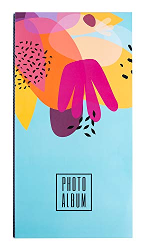 Grupo Erik 6x4 Photo Album - Abstract Summer, Soft Cover, 10x15 cm - 96 Pockets Photo Albums 6x4, Memory Book - Cute Travel Gifts under 5 Pounds, Cheap Gifts for Women & for Men, 5 Pound Items
