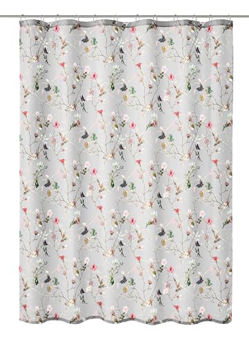 Kleine Wolke Flores Shower Curtain 180 x 200 cm Multi-Coloured