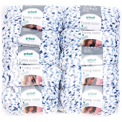 Gr??ndl 3525 ??? 03 Funny Color Cotton Cover 100% Polyester, Blue Color, 47, 50 x 40 x 10 cm