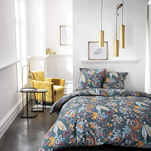 TODAY Susnhine 3.59 Bed Linen Set, Green, 240 x 220 cm