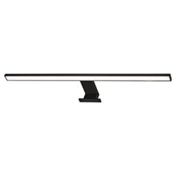 BRILONER Leuchten - LED Mirror Light, IP44, Bathroom Light, 8 Watt, 780 Lumen, 4000 Kelvin, Black, 600 x 103 x 36 mm (L x W x H)