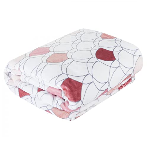 Eurofirany Sofa Armchair Cuddly Blanket Bed Throw Kloe Set Living Room, Polyester, red, 200 x 220 cm