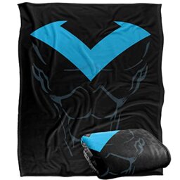 BATMAN Nightwing Uniform Officially Licensed Silky Touch Super Soft Throw Blanket 152 x 127 cm