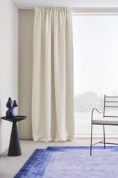 Jotex Shadow Blackout Curtain with Multifunctional Tape (Pack of 1) Off-White Cream Curtain 140 x 300 cm
