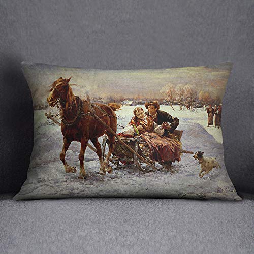 Bonamaison Decorative Cushion Cover, Cotton Polyester, Multicolor, 35x50
