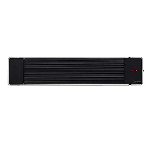 TROTEC IRD 1200 Infrared Electric Heater Infrared Wall Mounted Halogen Radiant Heater for Outdoor Garden Terrace, Changing Table or Bathroom, 1200 W