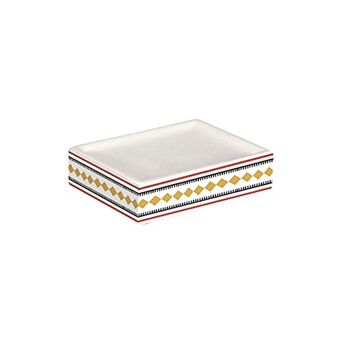 Esteban Soap Dish (11.5 x 8.6 x 2.5 cm) Printed Ceramic
