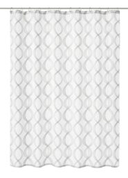 Kleine Wolke Shower Curtain, Polyester, White, 240 x 180 cm