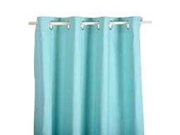 MI CASA Green Water, Plain Curtain 140 x 260 cm