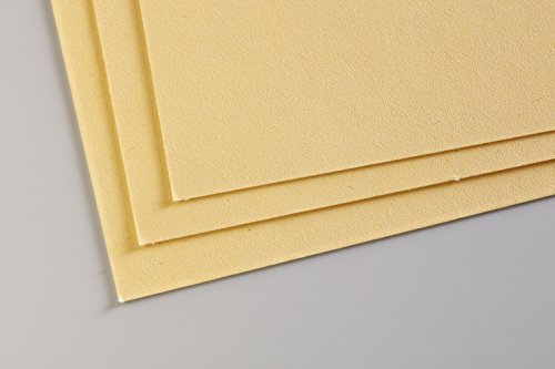 Clairefontaine PastelMat 70 x 100 cm Sheets, 360 g, Buttercup, 5 Sheets