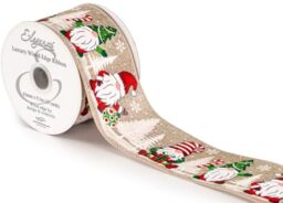 663299 Eleganza Wired Edge Christmas Tree Gonk No.437 63mm x 9.1m