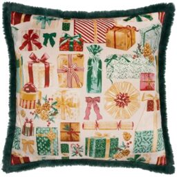 furn. All Wrapped Up Polyester Filled Cushion (Emerald - 50x50cm)