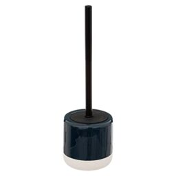 Five Toilet Brush with Ceramic Holder Petrol Blue