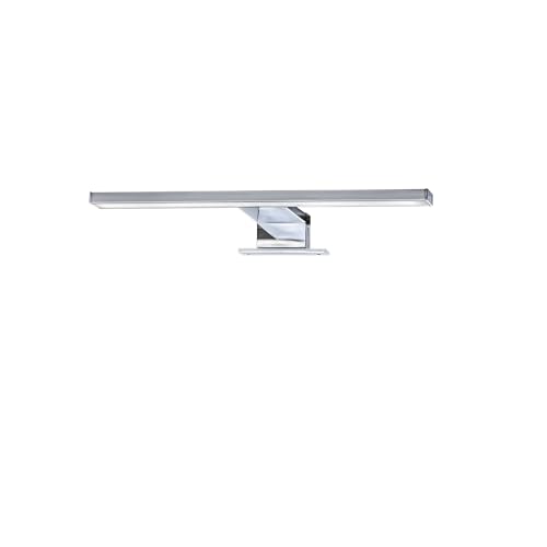 BRILONER Leuchten - LED Mirror Light, Chrome Mirror lamp, 500 lumens, 4000 Kelvin, IP44