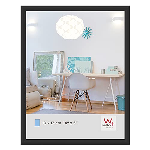 walther Design Picture Frame Black 10 x 13 cm New Lifestyle Plastic Frame KV113B