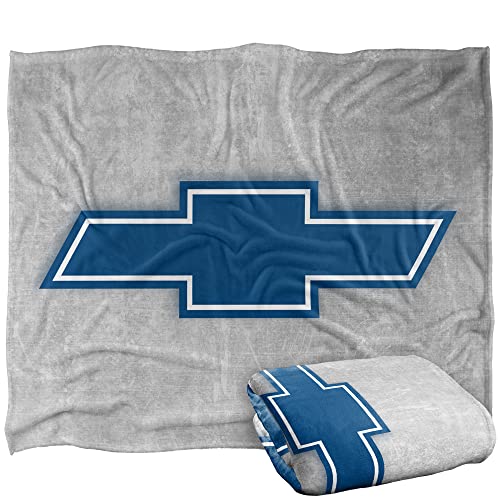 Chevrolet Simple Vintage Bowtie Officially Licensed Silky Touch Super Soft Throw Blanket 152 x 127 cm