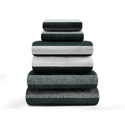 GC GAVENO CAVAILIA Large Bath Sheet Towels 2 Pack - 100% Egyptian Cotton Bathroom Towel Set - Highly Water Absorbent & Quick Dry Extra Large Bath Towel - Easycare & Durable - Green