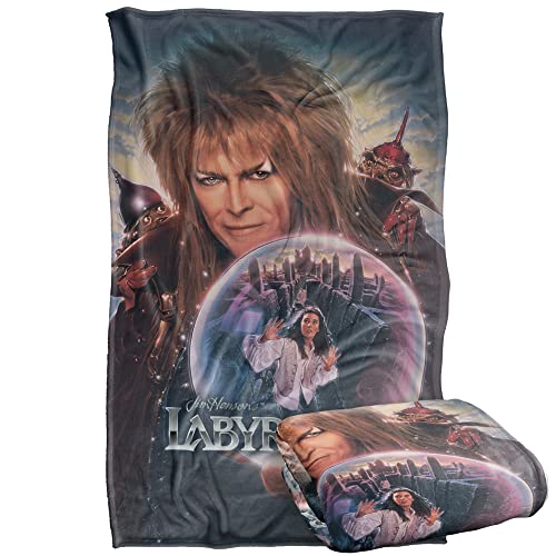 LOGOVISION Labyrinth Trapped In The Glass Silky Touch Super Soft Throw Blanket 91 x 147 Cm
