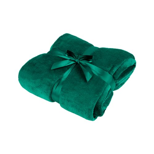 Teesa Fleece Blanket 200x220 cm Green TSA8902-2