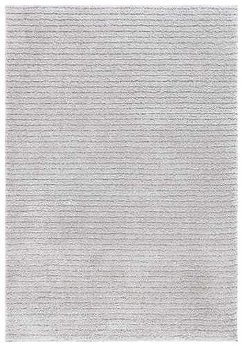 "SAFAVIEH Tahoe Shag Collection Area Rug - 6'7"" x 8'7"", Light Grey, Non-Shedding & Easy Care, 1.2-inch Thick, Ideal for The Living Room, Dining Room, Bedroom (THO651F-6)"