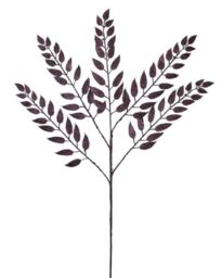Purple Leaf Christmas Tree Spray, 73cm Artificial Foliage