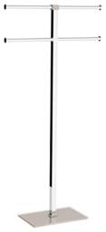 Gedy Rainbow Standing Towel Rail, Stainless Steel, Transparent Beige, 40.4 x 15.5 x 83 x 7