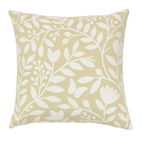 ELEANOR PALE OCHRE 43X43CM CUSHION COVER