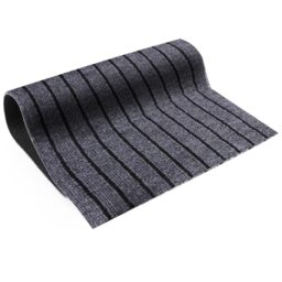 ASelected Door Mat Indoor & Outdoor 40X60 Cm Heavy Duty Washable Rubber Doormat Dirt Trapper Door Mat Non Slip Entrance Rug Carpet Vacuum Super Absorbent Front (Grey)