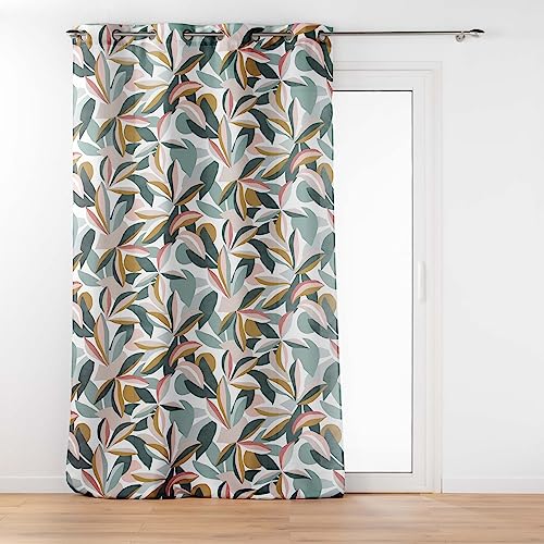 Douceur d'Intérieur, Curtain with eyelets (140 x 260 cm) Lavinia, Printed Polyester