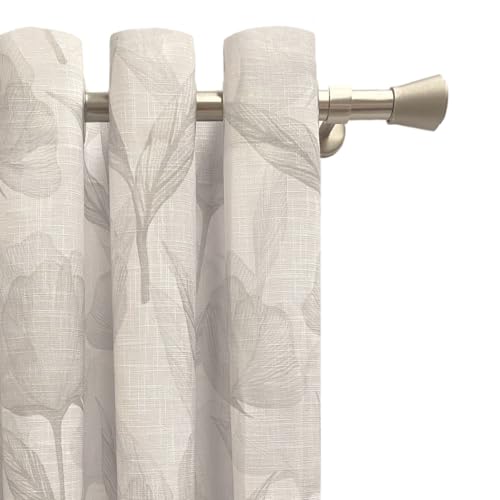 Alexandra House Living Curtain Sofia Grey 400 x 270 x 1 cm Translucent