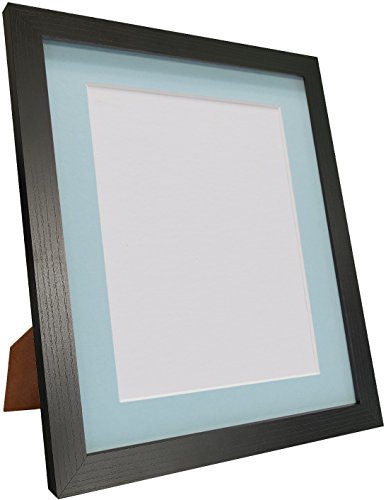 FRAMES BY POST H7 Picture Photo Frame, Blue Mount, A4 Image Size 10 x 6 Inch