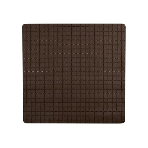 "Bath mat ""Quadro Premium"" 54x54cm brown"