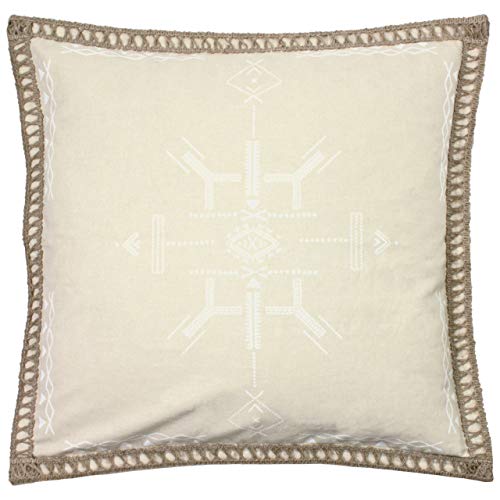 furn. Mini Inka Polyester Filled Cushion, Natural, 45 x 45cm